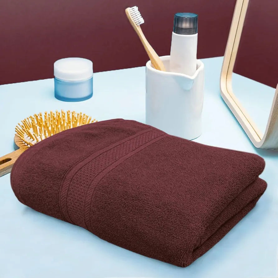 Luxe Home Cotton Bath Towel 450 GSM Quick Dry Large Size Bathroom Towels for Men & Women, Home, Kitchen, Gym, Spa